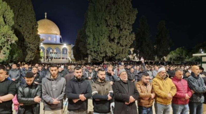 tarawih di al aqsa