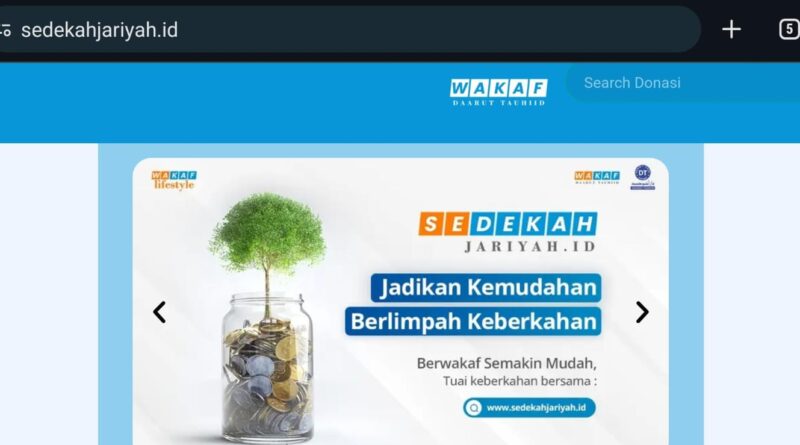 kemudahan berwakaf