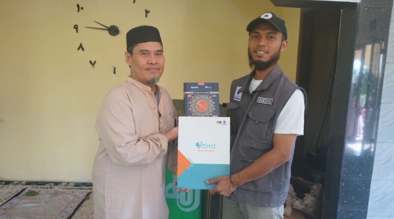 penyaluran mushaf wakaf mushaf al quran ke al-awsath