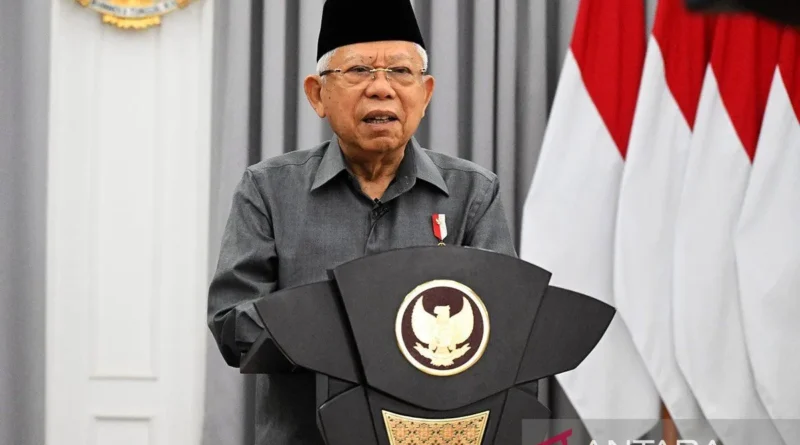sambutan wapres dalam global waqf confrence