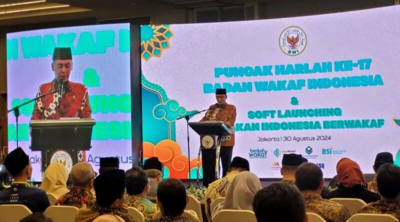 wamenag minta pengembangan wakaf
