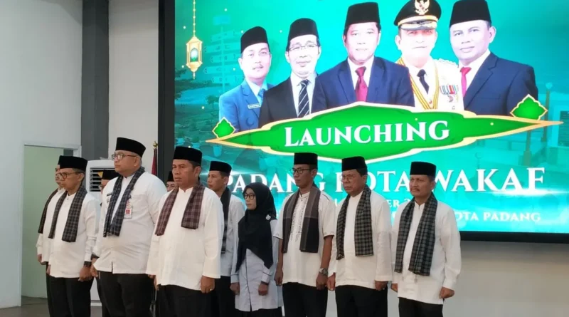 kota padang menjadi kota wakaf