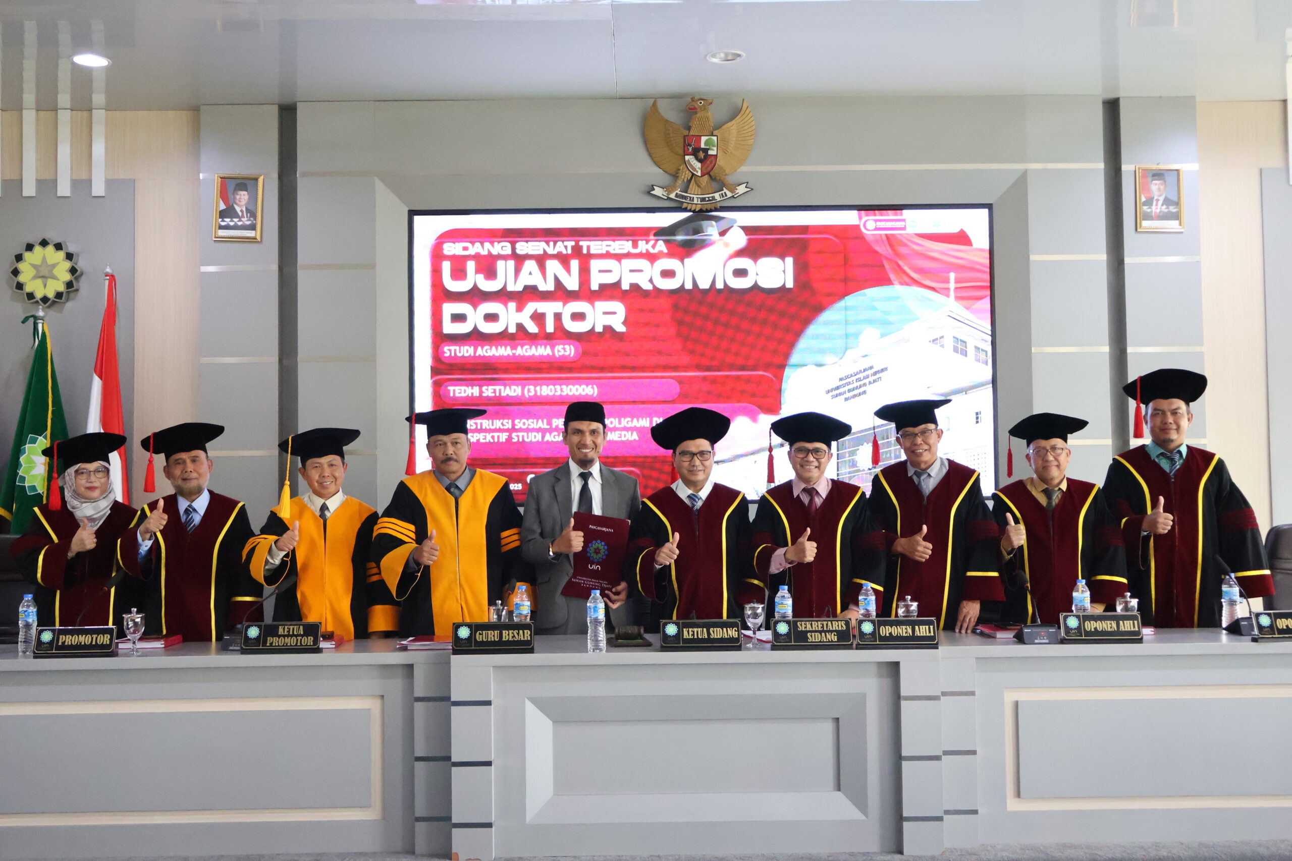 Agus Yosep Abduloh Sabet Gelar Doktor UIN Bandung, Tingkatkan Mutu Pesantren